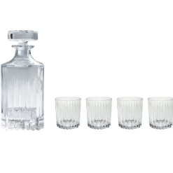 Aida Relief carafe with lid, Clear Transparent Hot