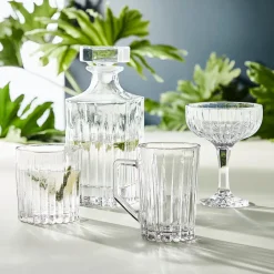 Aida Relief carafe with lid, Clear Transparent Hot