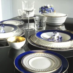Wedgwood Renaissance Gold saucer to sauce boat, blue BlueWhite Best