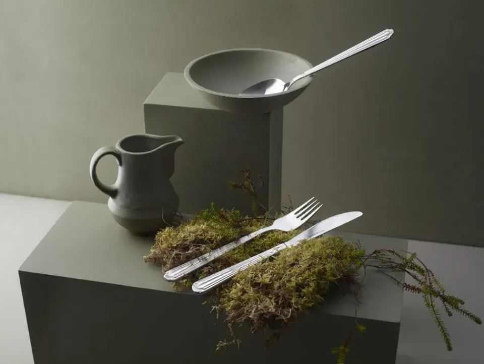 Hardanger Bestikk Renessanse serving set 5 pieces, Stainless steel Silver-coloured Discount