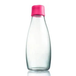 Retap glass bottle 0.5 l, Pink Outlet