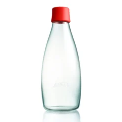 Retap glass bottle 0.8 l, Red New
