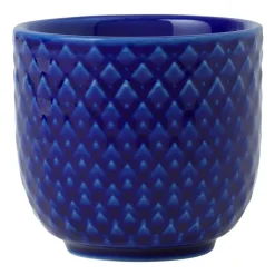 Lyngby Porcelæn Rhombe egg cup Ø5 cm, Dark Blue Discount