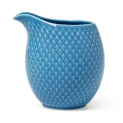Lyngby Porcelæn Rhombe milk pitcher 39 cl, Blue Online