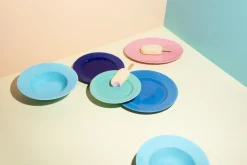 Lyngby Porcelæn Rhombe oval serving plate 21.5x28.5 cm, Pink Discount