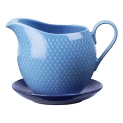 Lyngby Porcelæn Rhombe sauce jug 67 cl, Blue Sale