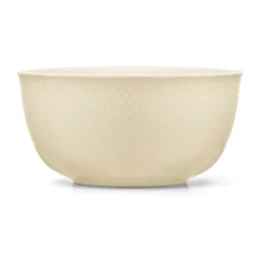 Lyngby Porcelæn Rhombe serving bowl Ø22 cm, Marble White Outlet