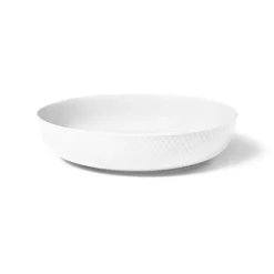 Lyngby Porcelæn Rhombe serving bowl Ø28 cm, White Outlet