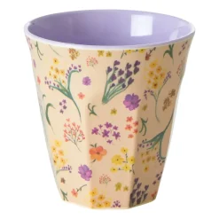 RICE melamine cup medium, Wild flower PurpleMulti Discount