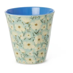 RICE melamine cup medium, Summer bloom Blue Discount