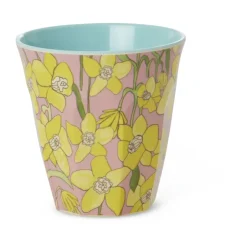 RICE melamine cup medium, Daffodil BluePinkYellow Outlet