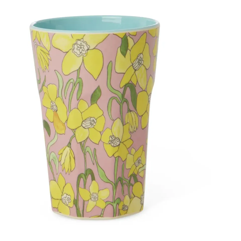 RICE melamine mug high, Daffodil BluePinkYellow Best