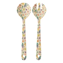RICE salad servers melamine 2 pieces, Wild flowers Multi Outlet