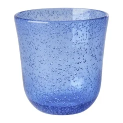 RICE tumbler glass bubble design acrylic 41 cl, Blue Online