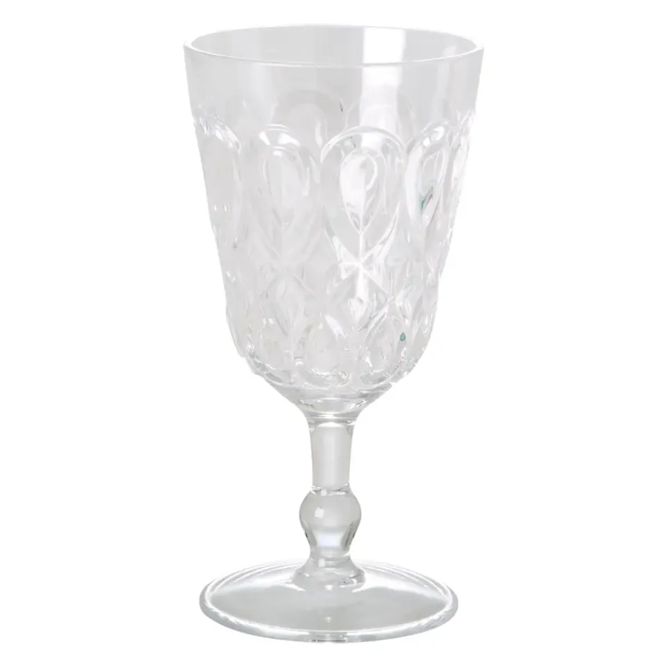 RICE wine glass acrylic, clear Transparent Hot