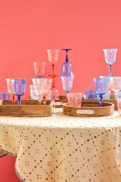 RICE wine glass bubble design 36 cl, Clear Transparent Outlet