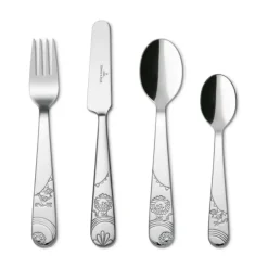 Villeroy & Boch Roar like a Lion children's cutlery 4 pieces, Stainless steel Silver-coloured