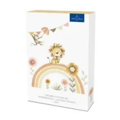 Villeroy & Boch Roar like a Lion children's cutlery 4 pieces, Stainless steel Silver-coloured