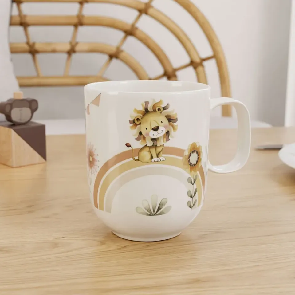 Villeroy & Boch Roar like a lion children's mug L 28 cl, Multi Red Best