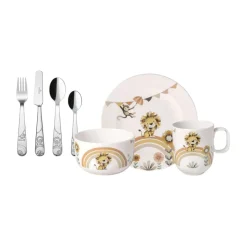 Villeroy & Boch Roar like a Lion children's tableware set, 7 pieces Red Clearance