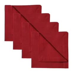 Linum Robert napkins 4-pack, Red Clearance