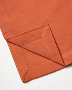 Linum Robert napkins 4-pack, Rust Orange Sale