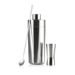 Zone Denmark Rocks bar set 3 pieces, Metal Silver-coloured Online