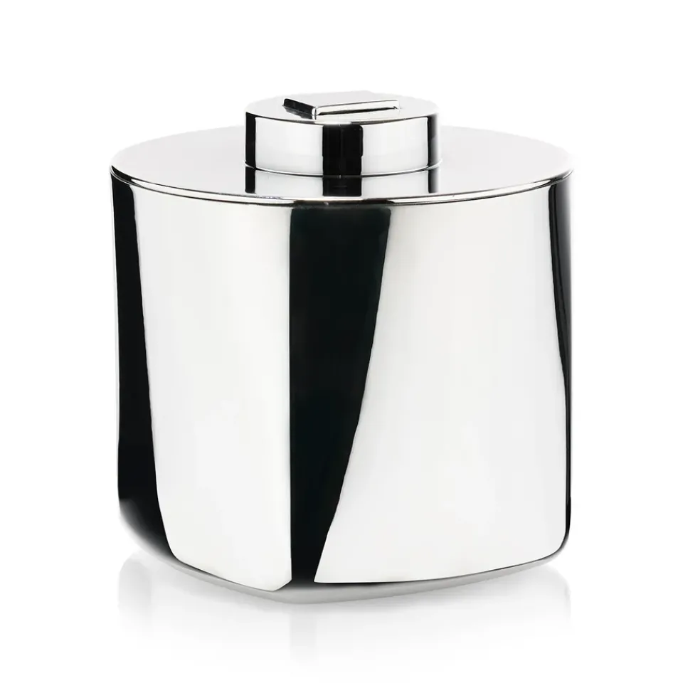 Zone Denmark Rocks ice bucket with pliers, smooth Silver-coloured Outlet