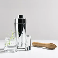 Zone Denmark Rocks jigger 2.5/5 cl, smooth Silver-coloured Discount