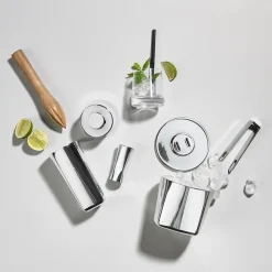 Zone Denmark Rocks jigger 2.5/5 cl, smooth Silver-coloured Discount