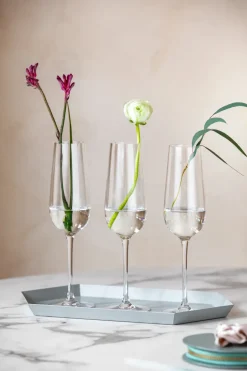 Villeroy & Boch Rose Garden champagne glass 4-pack 29 cl, Clear Transparent Hot