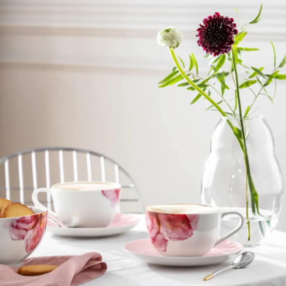 Villeroy & Boch Rose Garden tea cup, White WhitePink Online