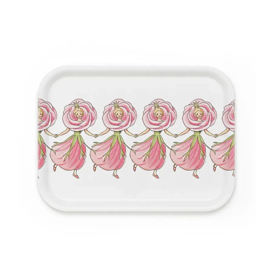 Design House Stockholm Rose tray, 20x27 cm White Clearance