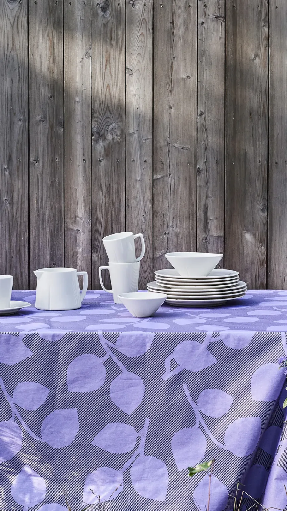 Rosendahl outdoor nature oilcloth, Green-lavender GreenPurple Discount