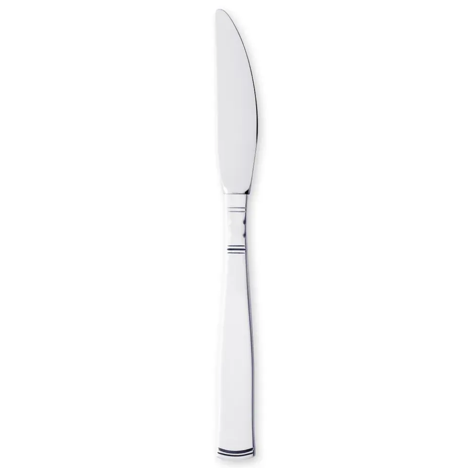 Gense Rosenholm table knife silver, 20 cm Silver-coloured