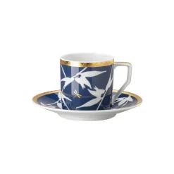 Rosenthal Heritage Turandot espresso cup with saucer, Blue New