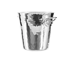 Mauviel Round Champagne cooler Ø20 cm, Aluminum Silver-coloured Hot