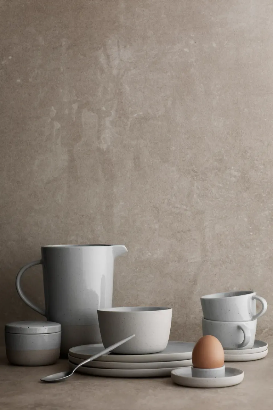 Blomus Sablo pot 1 liter, Cloud GreyBeige Clearance