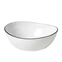 Broste Copenhagen Salt bowl without dots, Ø 15.5 cm White Clearance