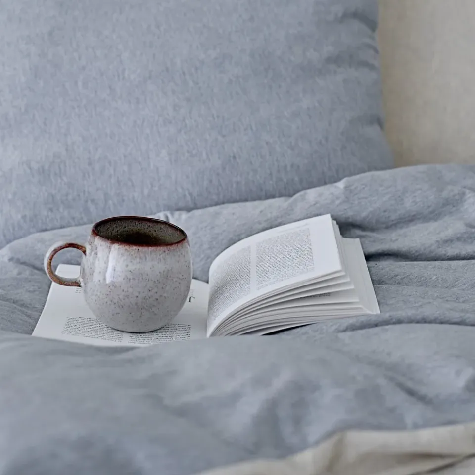 Bloomingville Sandrine mug 9.5 cm, light Grey Outlet