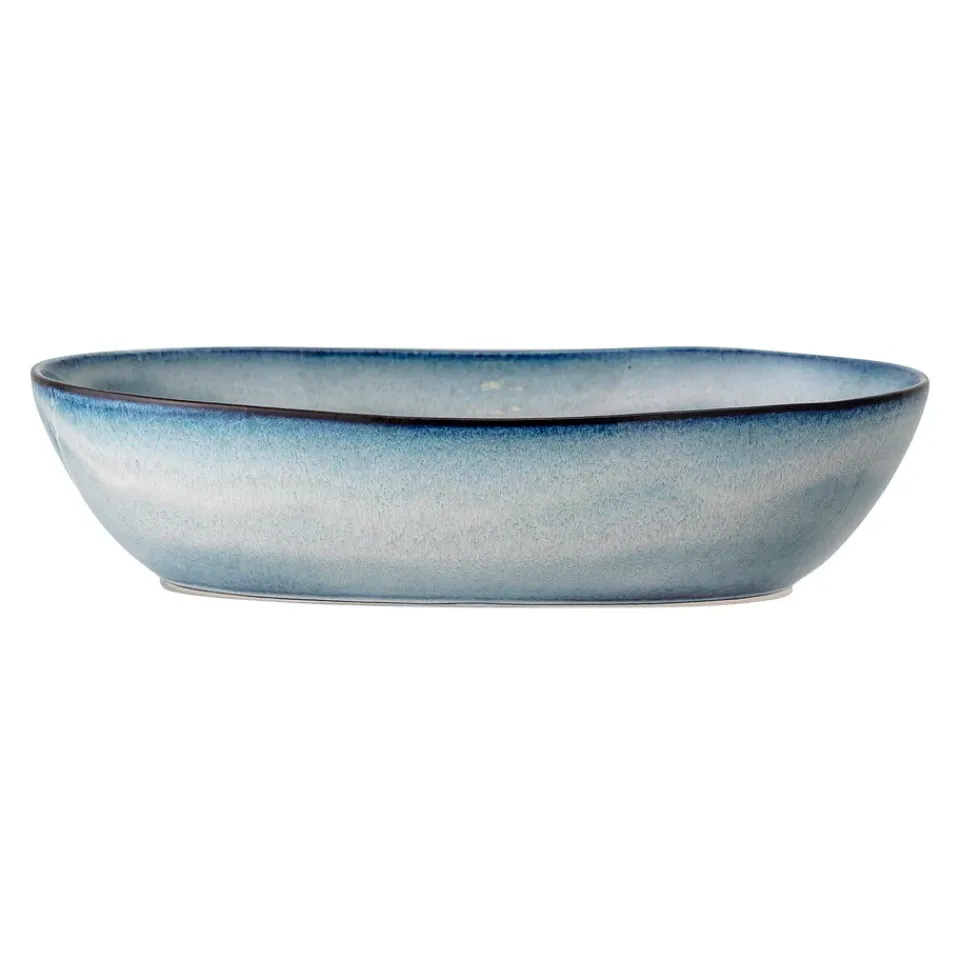 Bloomingville Sandrine serving bowl 20x32 cm, Blue New
