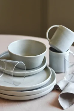 Scandi Living Sandsbro dinner plate, Light , Ø26 cm Grey