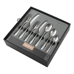 Robert Welch Sandstone cutlery set polished, 42 pieces Silver-coloured Hot