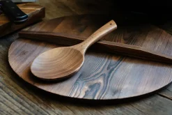 Satake rice spoon 24 cm, Walnut Brown Hot