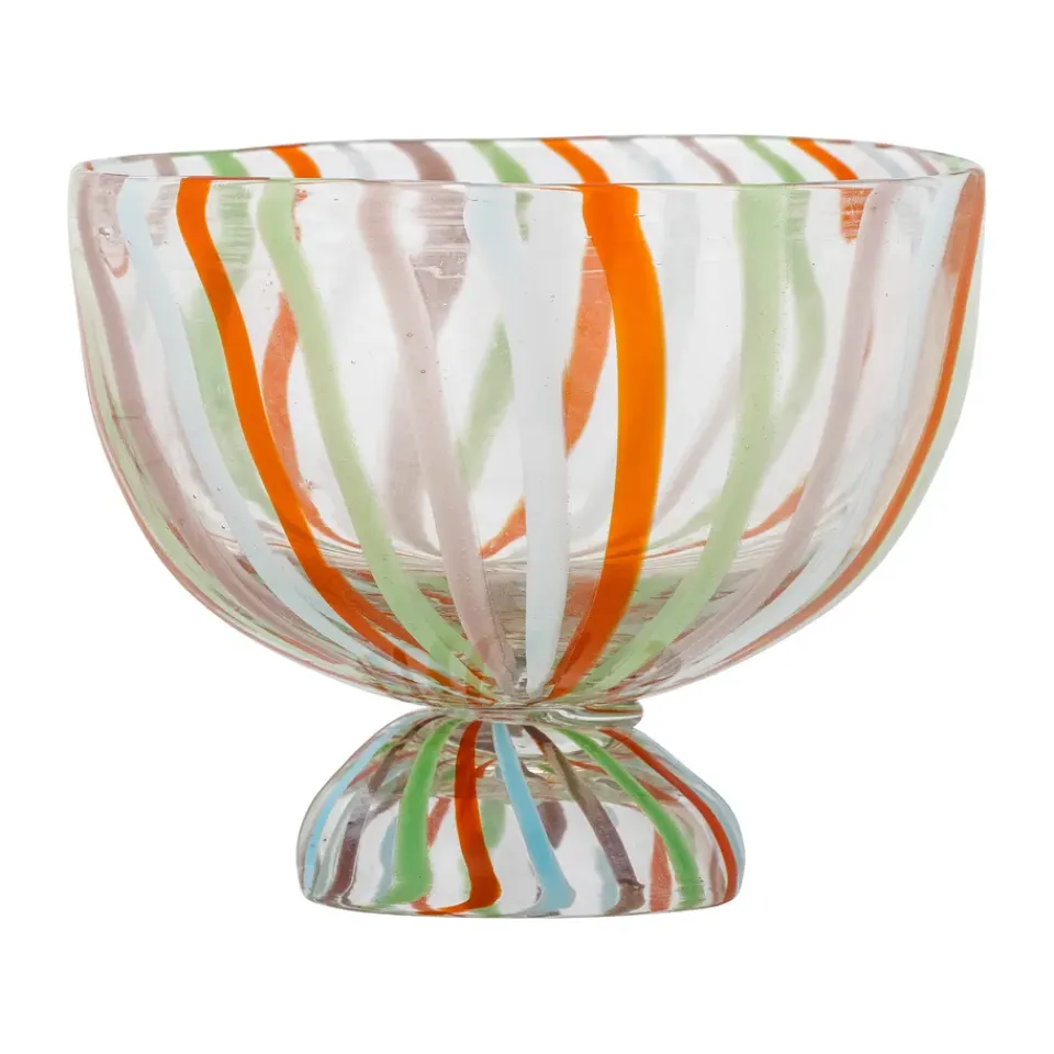 Bloomingville Savya glass bowl Ø17 cm, Multi MultiTransparent Sale