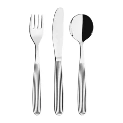 Iittala Scandia dessert set gift box 12 pieces, Stainless steel Silver-coloured