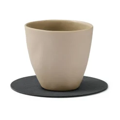 LIND DNA Serene coaster circle Ø10 cm, Black Sale