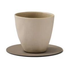 LIND DNA Serene coaster circle Ø10 cm, Mole Grey Sale