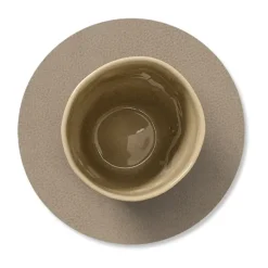 LIND DNA Serene coaster circle Ø10 cm, Mole Grey Sale