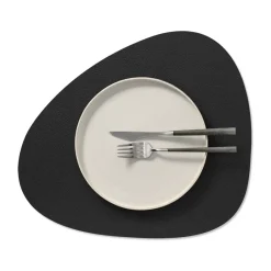 LIND DNA Serene placemat curve M, Black Sale